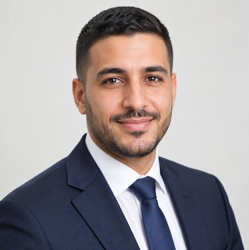 Portrait of a young professional man
